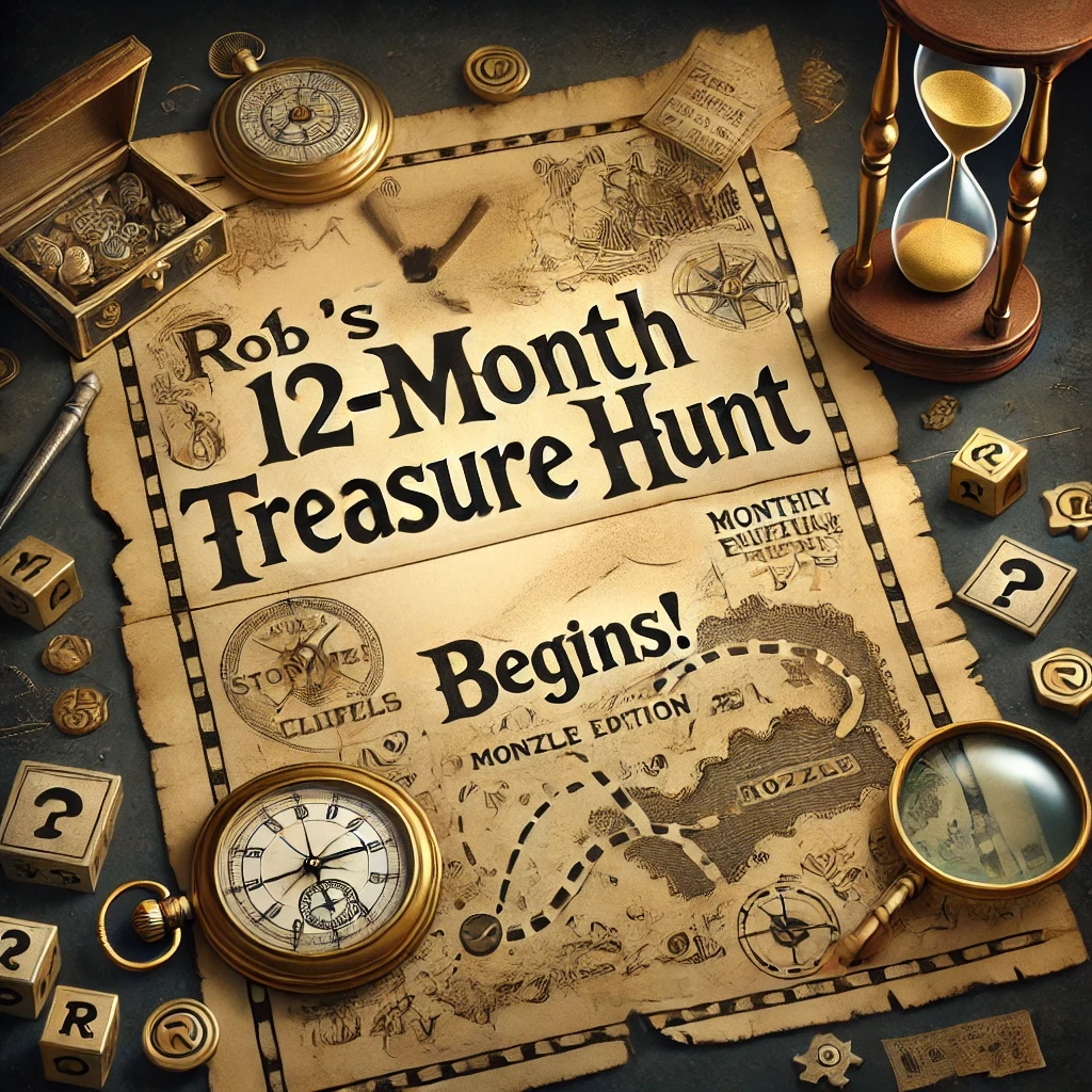 The Year Long Treasure Hunt! February 2025 Edition